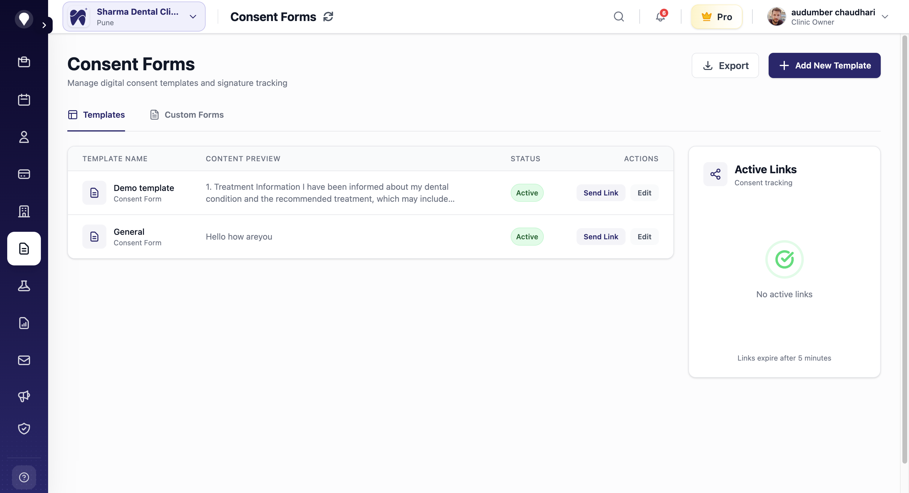 MolarPlus Patient Communication screenshot